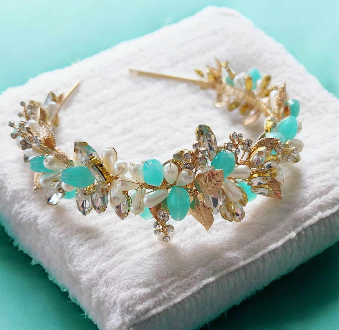 Turquoise Halo Headband