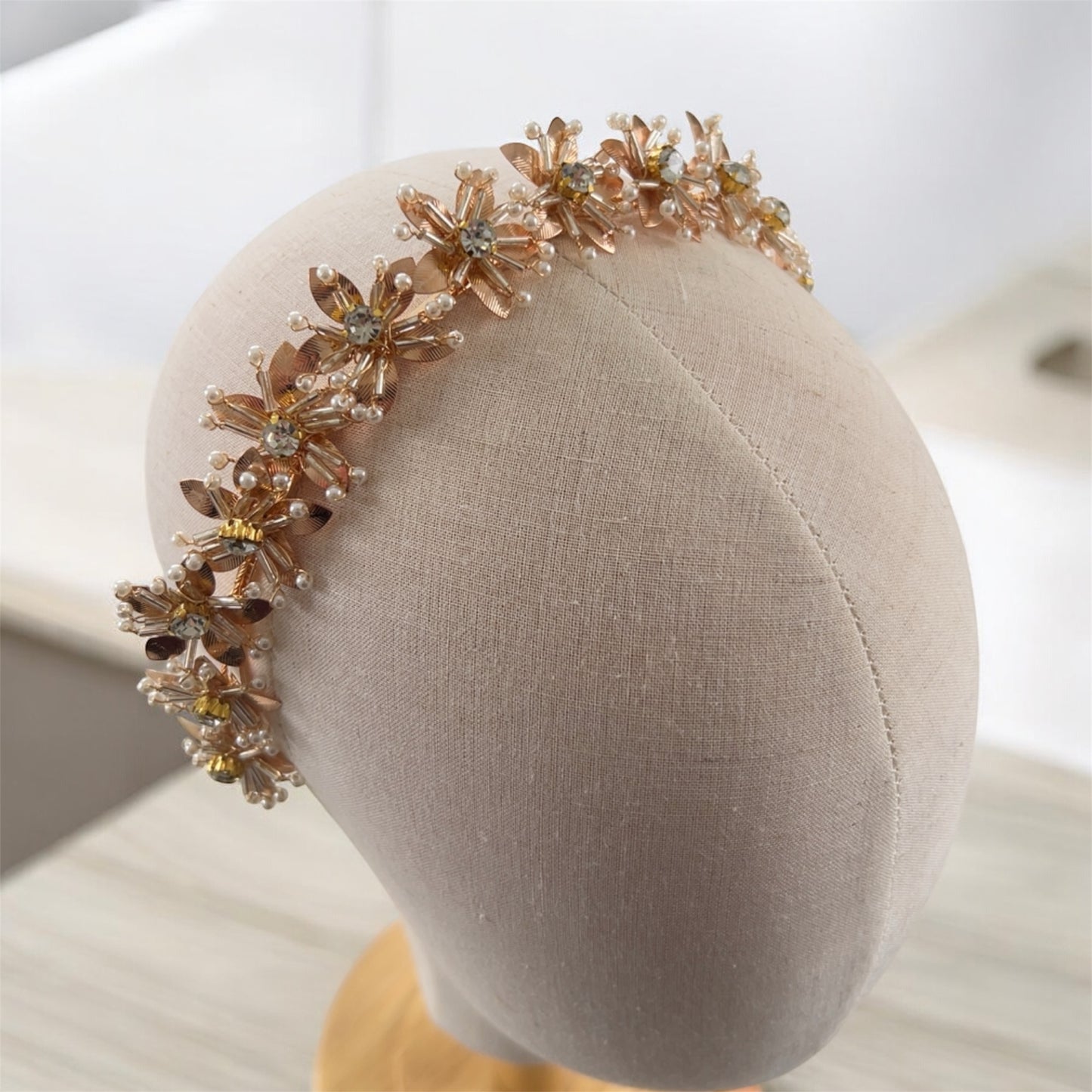 Gold Bridal Crown