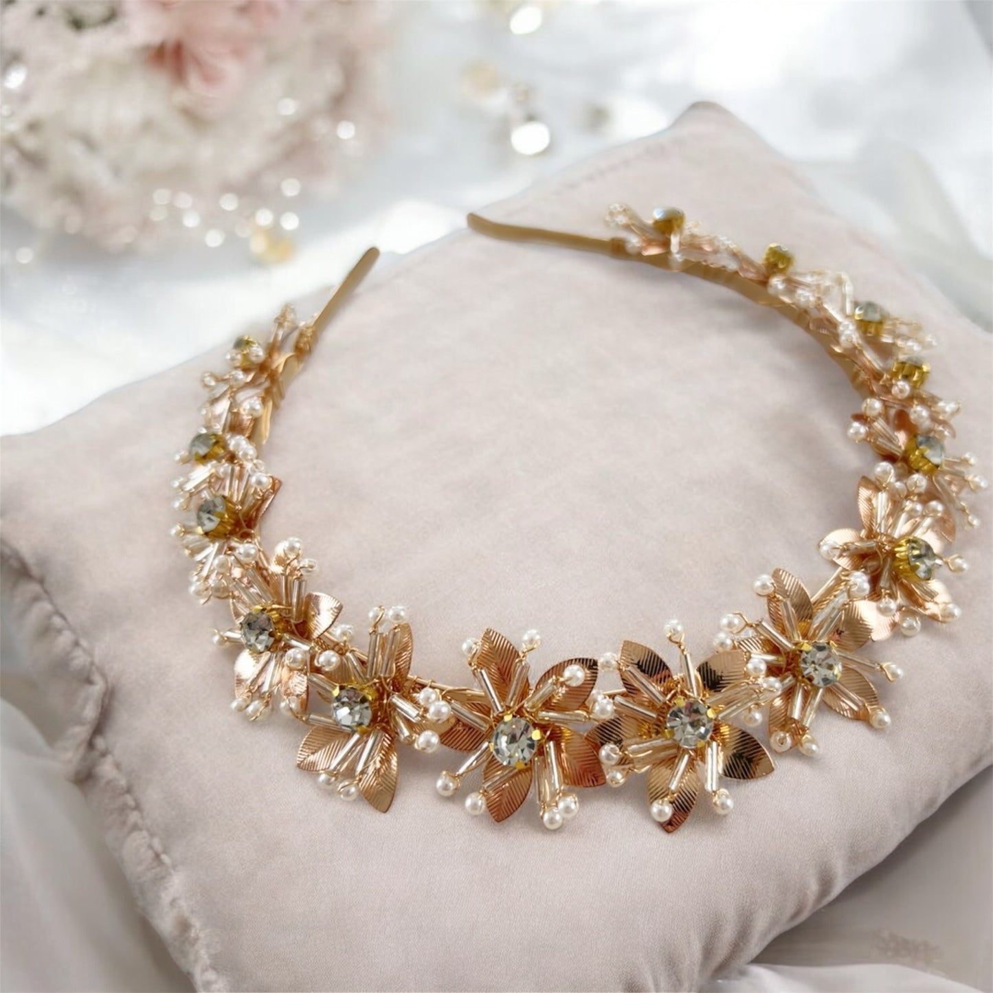 Gold Bridal Crown