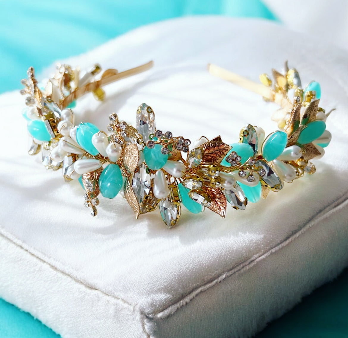Turquoise Halo Headband