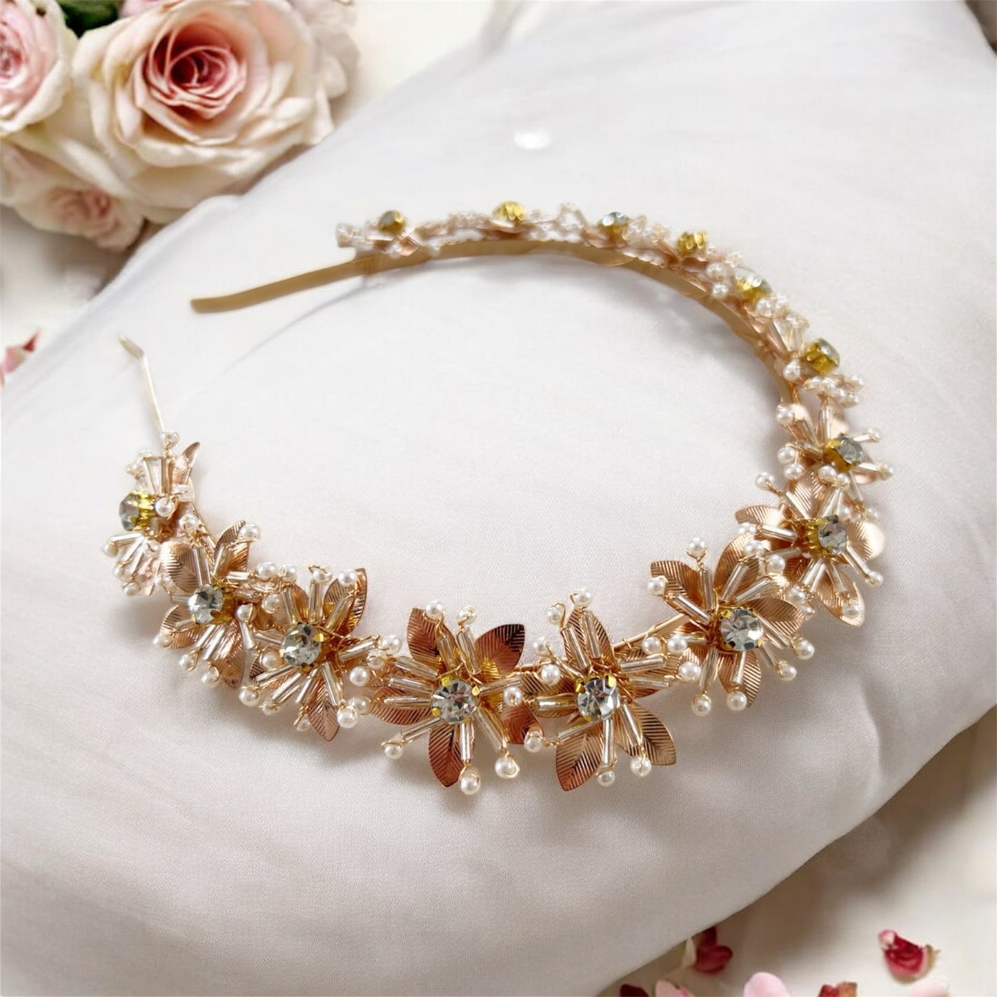 Gold Bridal Crown