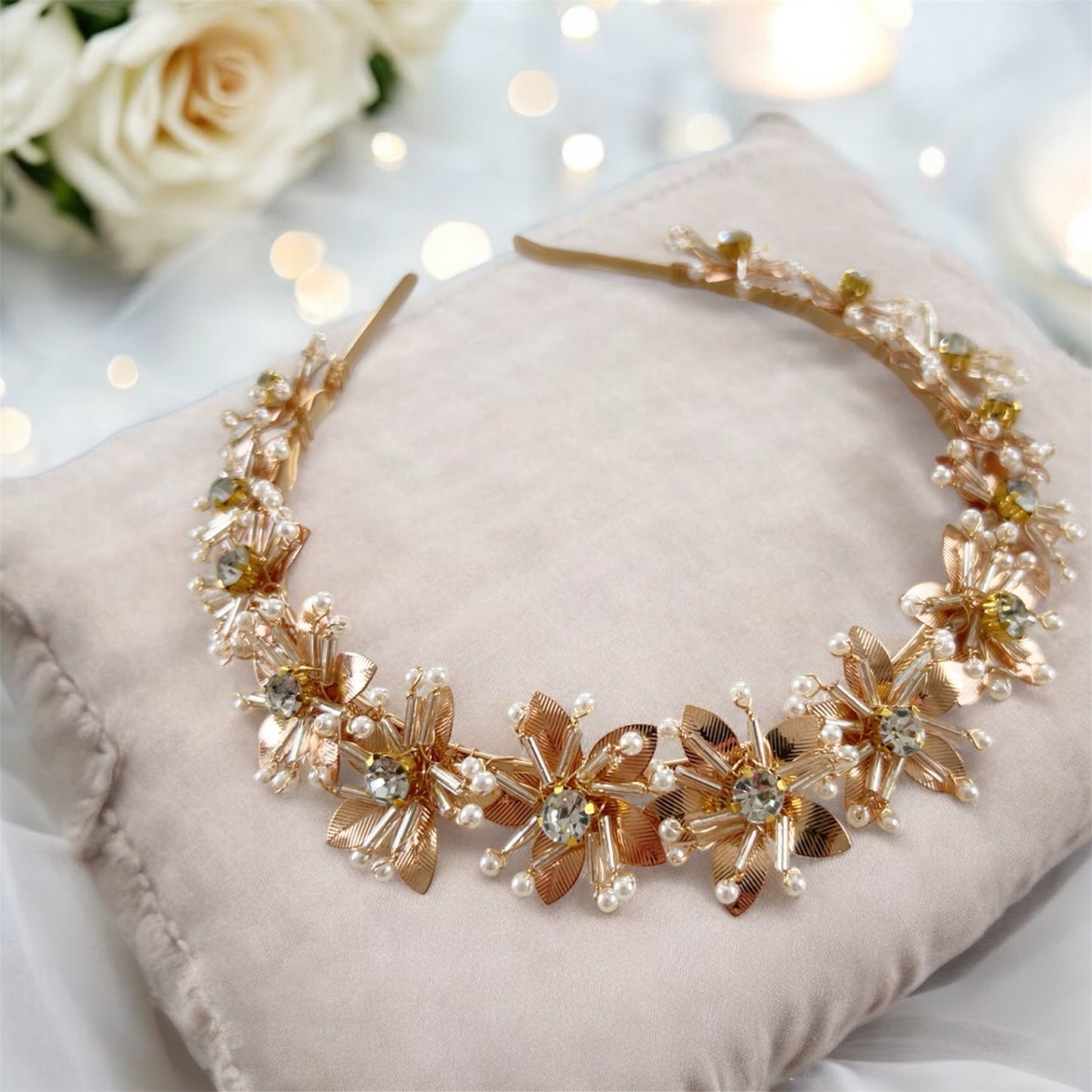 Gold Bridal Crown
