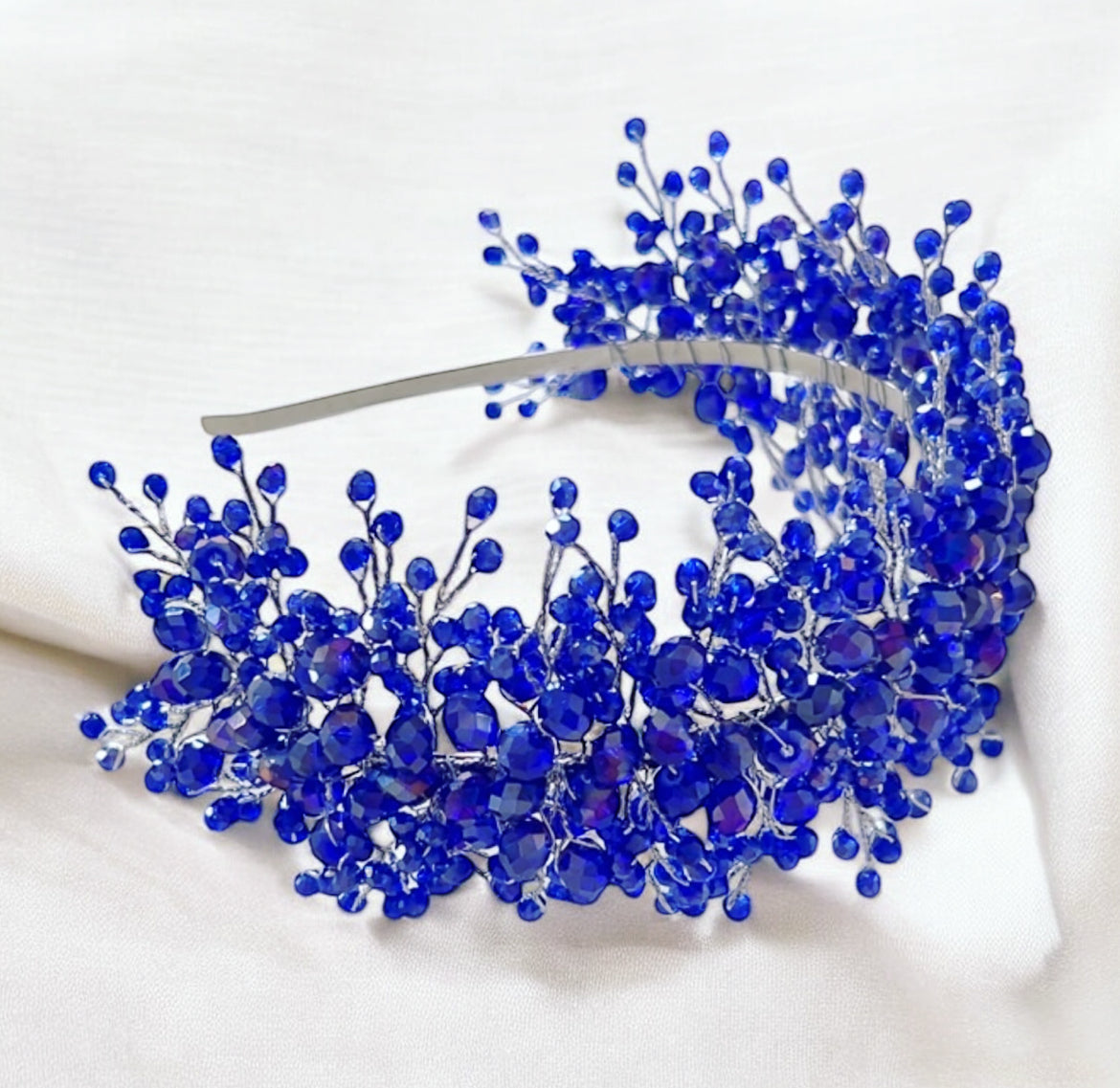 Blue Crystal Headband