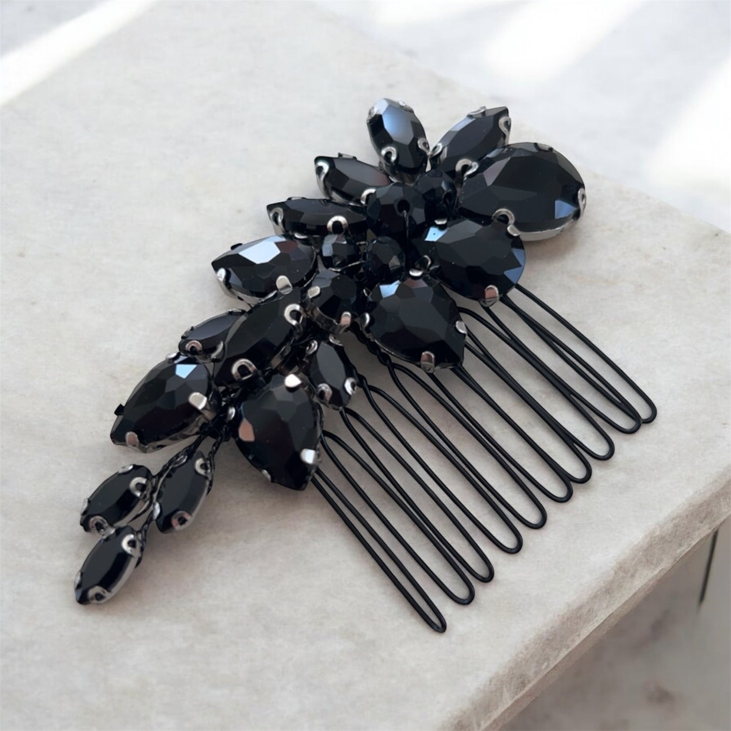 Delicate Black Hair Comb