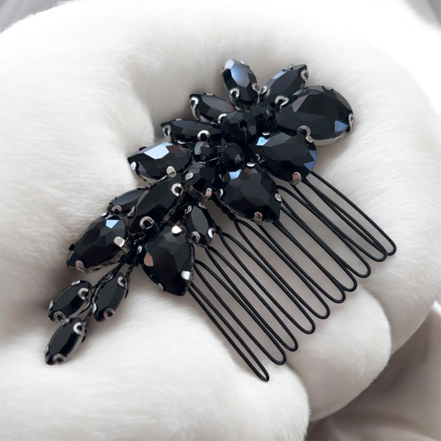 Delicate Black Hair Comb