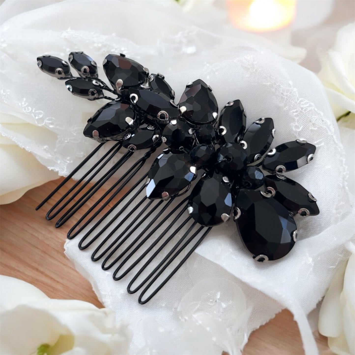 Delicate Black Hair Comb