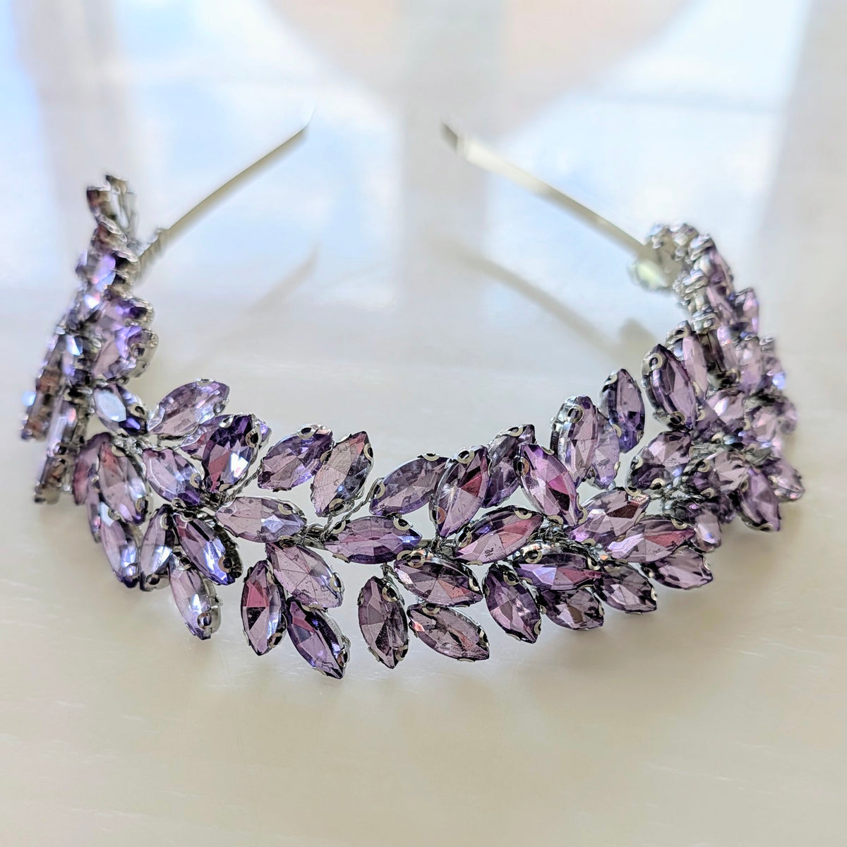 Lilac Crystal headband