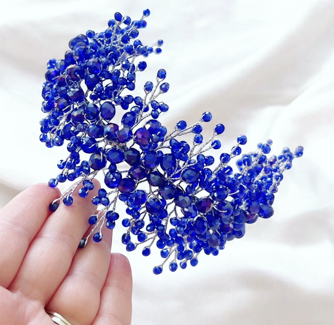 Blue Crystal Headband