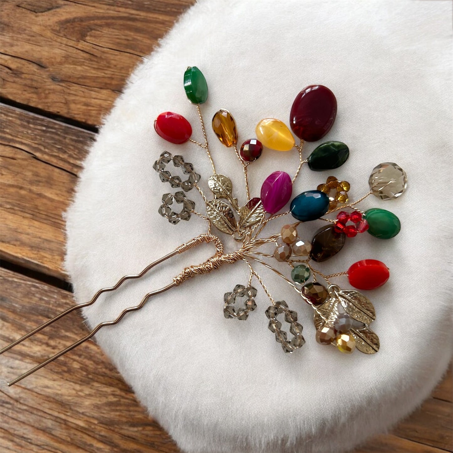 Aurora Bloom Hair Pin