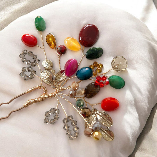 Aurora Bloom Hair Pin