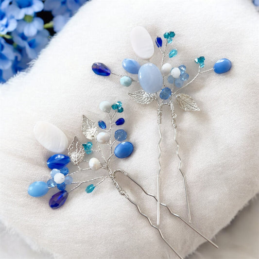 Ocean Whisper Hair Pins