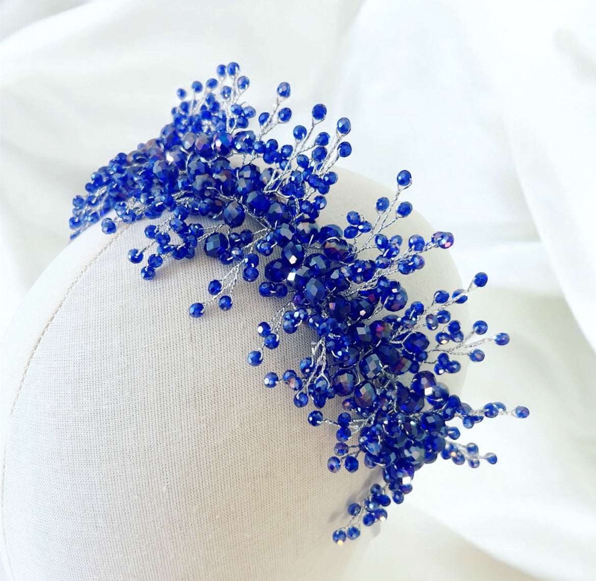 Blue Crystal Headband