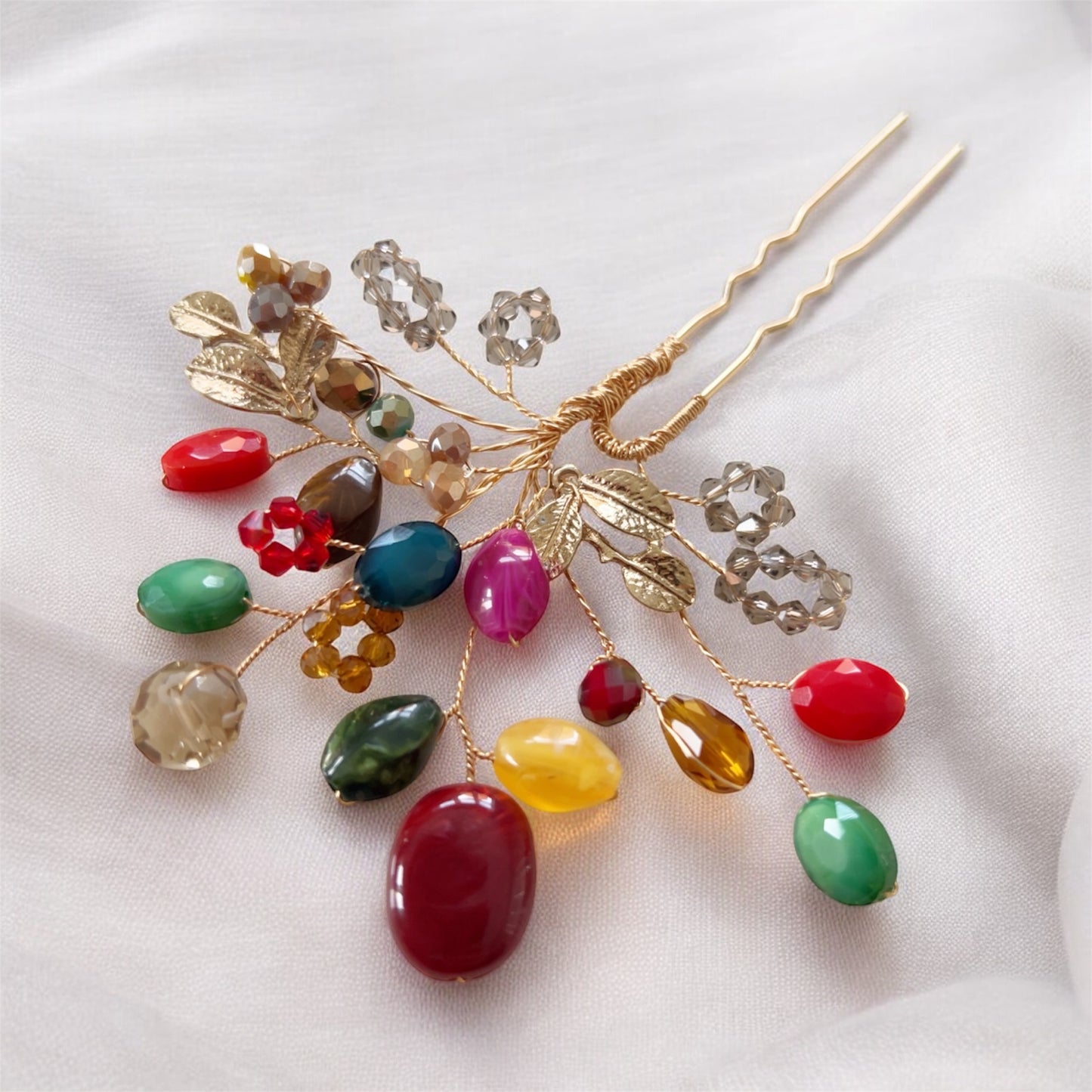 Aurora Bloom Hair Pin