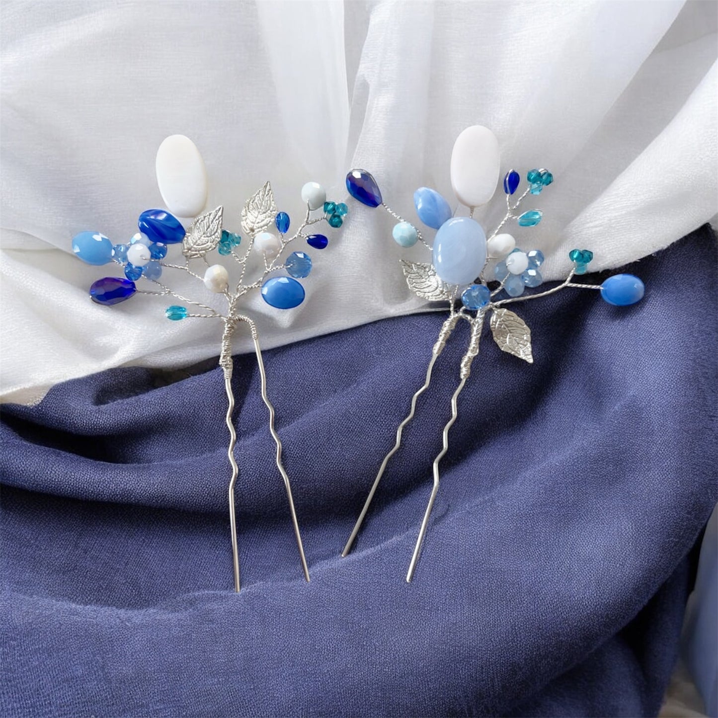 Ocean Whisper Hair Pins
