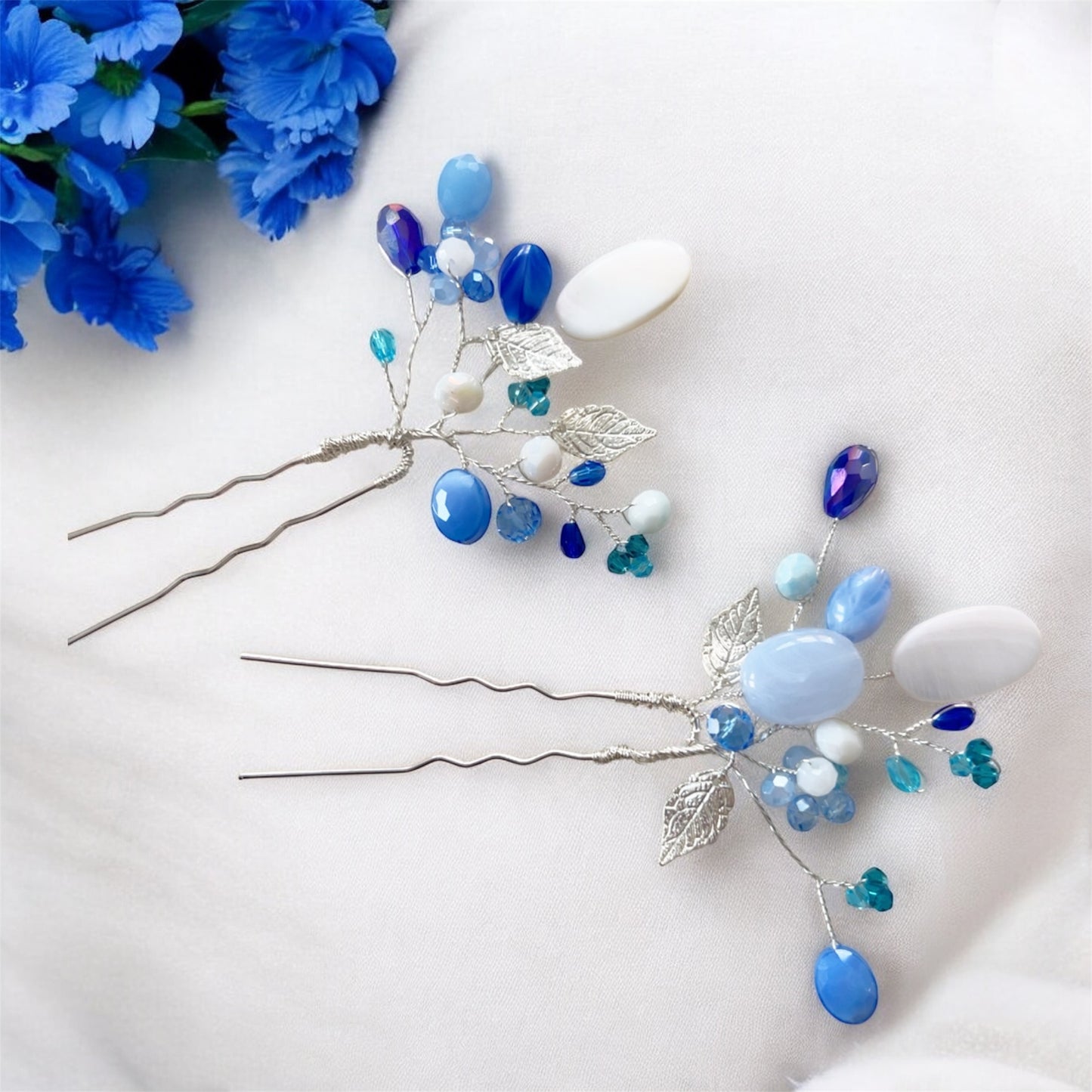 Ocean Whisper Hair Pins