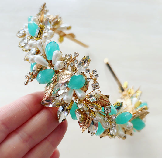 Turquoise Halo Headband