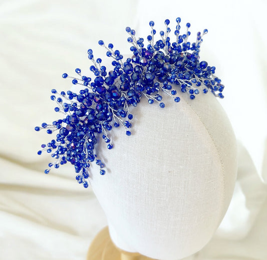 Blue Crystal Headband
