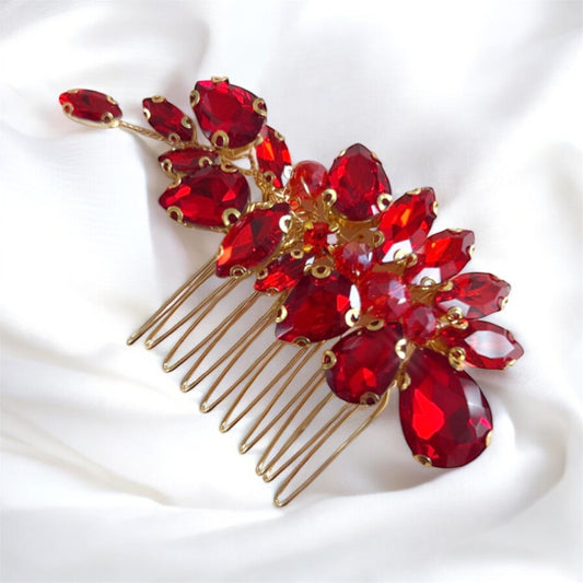 Delicate Red Hair Comb