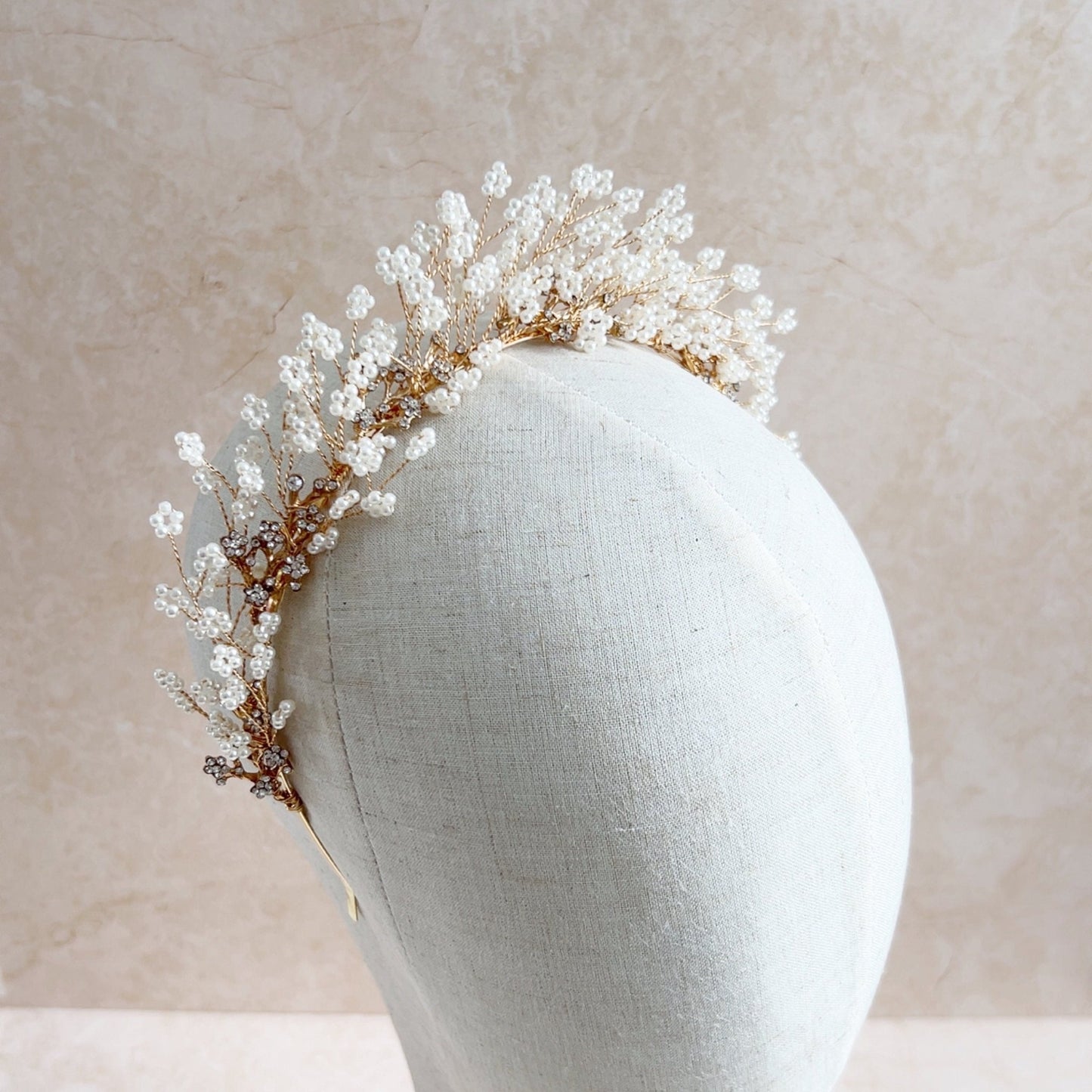 Gypsophila bridal crown - Petal & Pearl