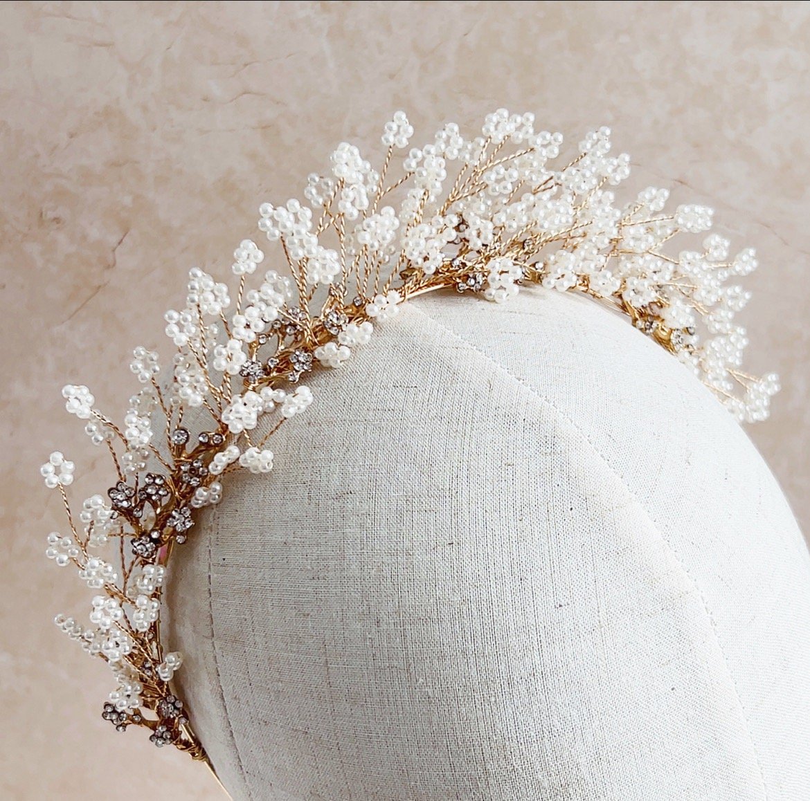 Gypsophila bridal crown - Petal & Pearl