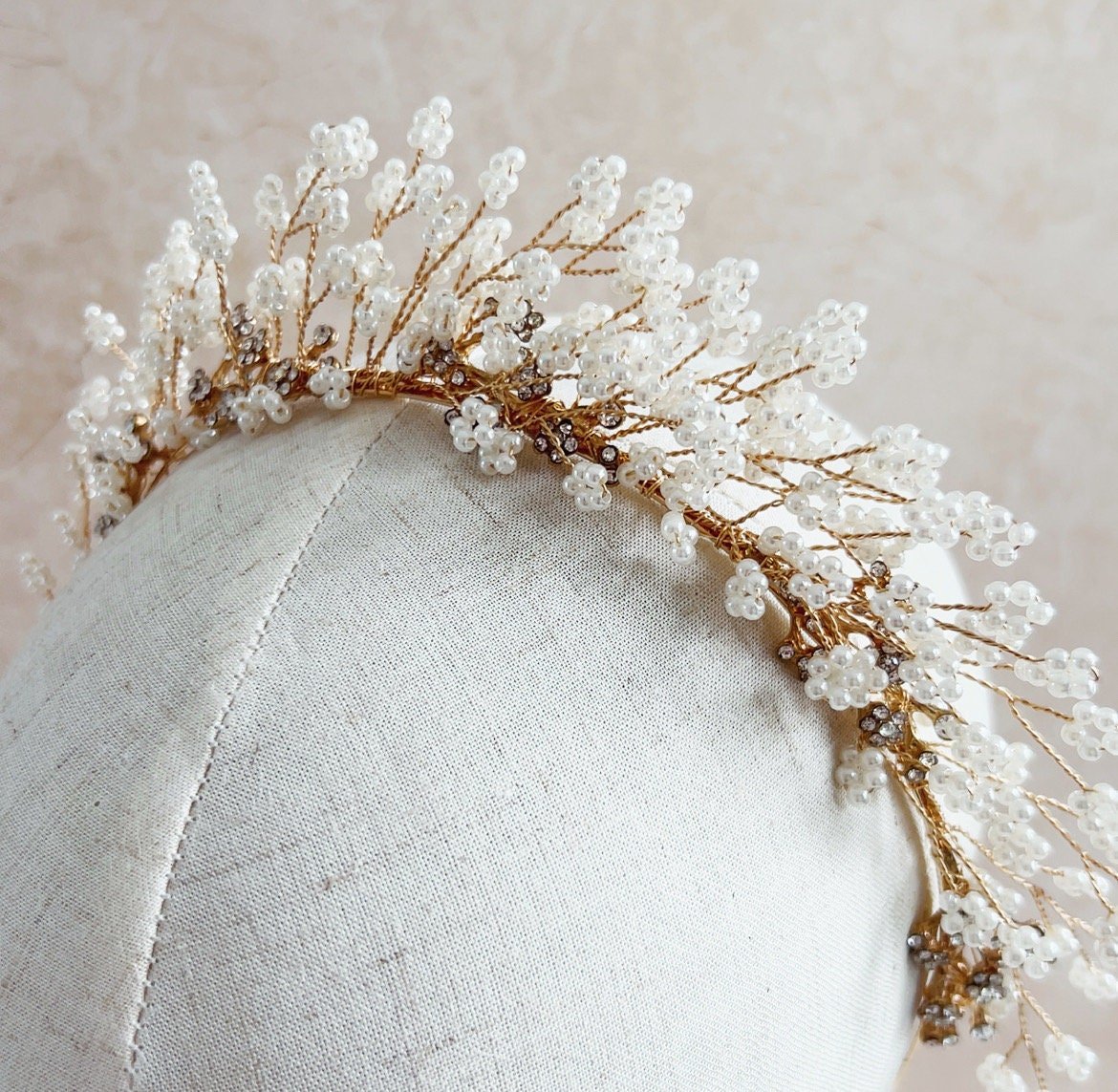 Gypsophila bridal crown - Petal & Pearl