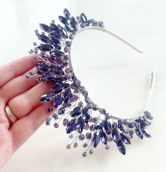 Purple Crystal Crown