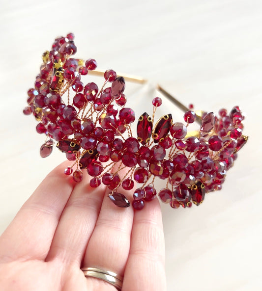 Red crystal headpiece