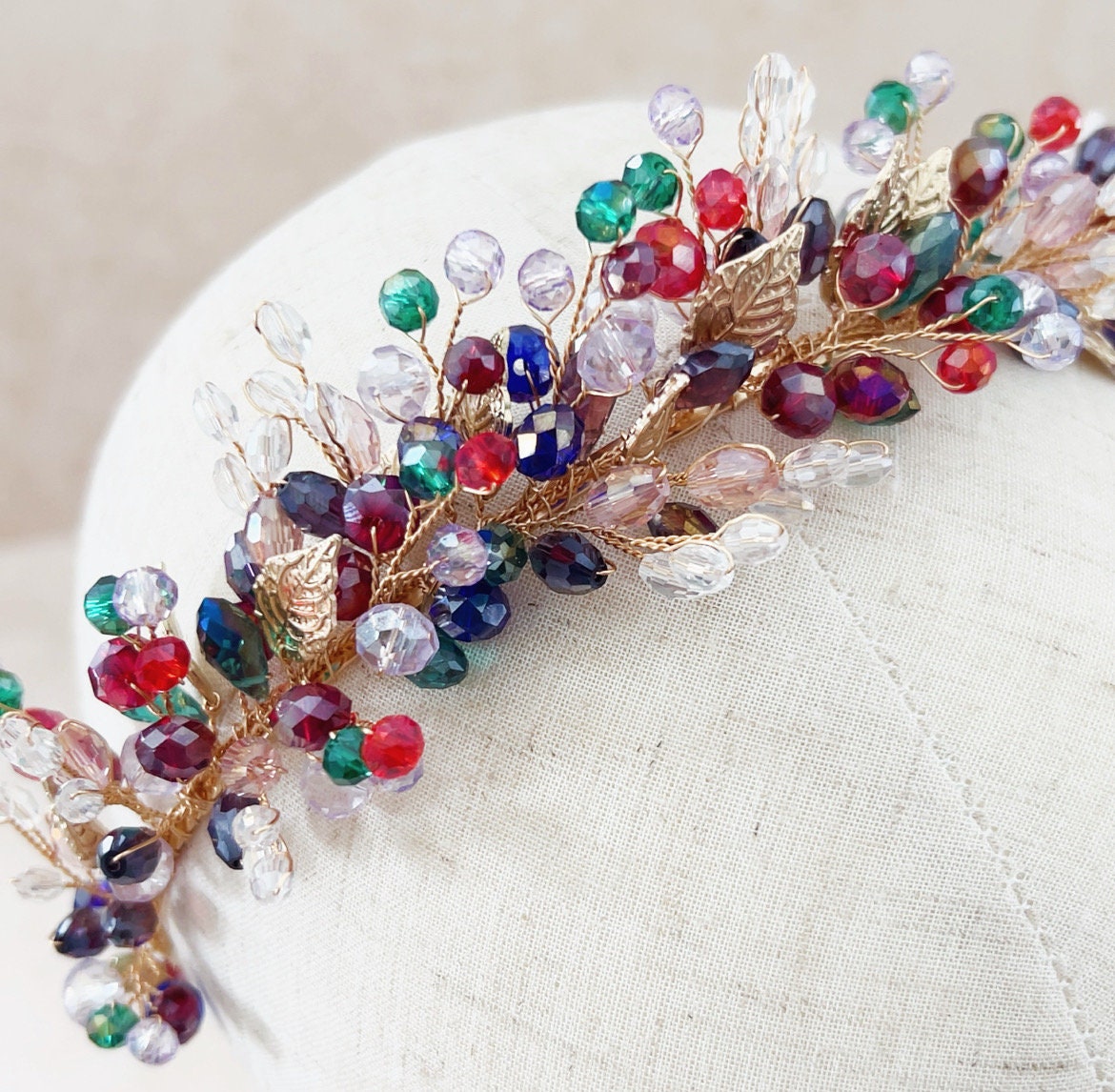 Colourful Crystal Headpiece