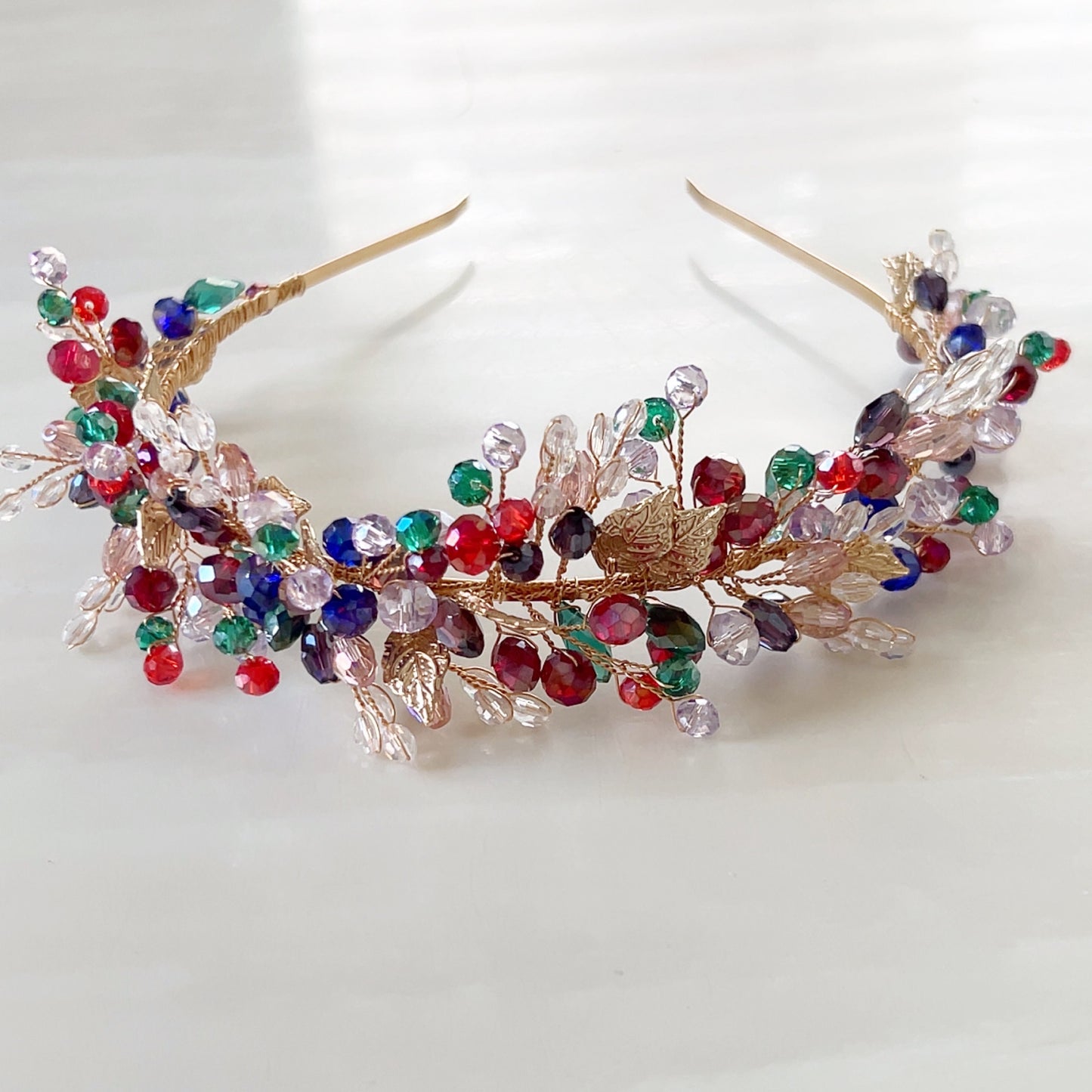 Colourful Crystal Headpiece