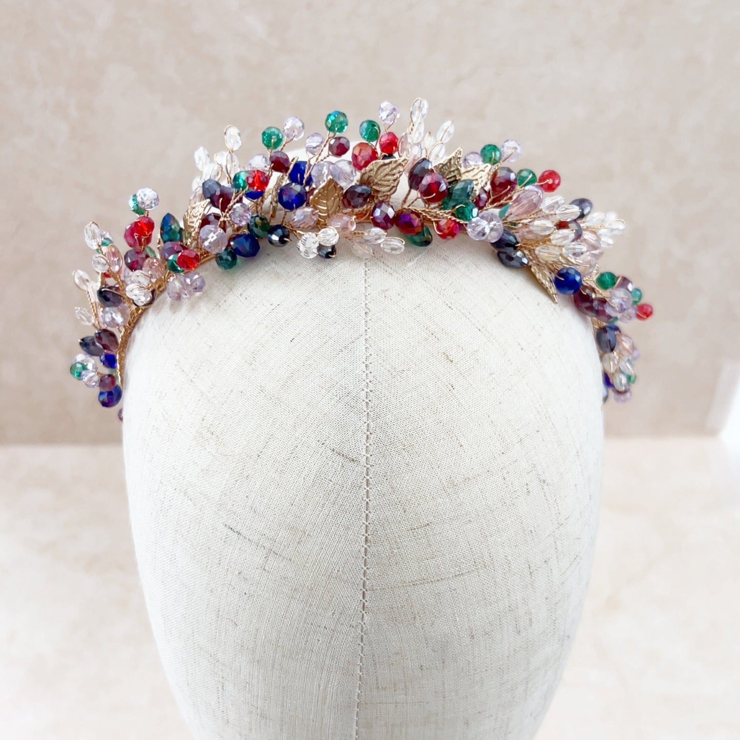 Colourful Crystal Headpiece