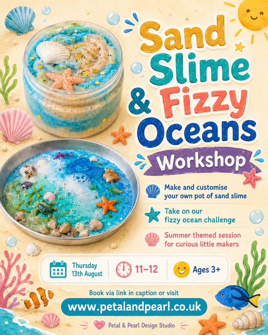 Sand Slime & Fizzy Ocean Workshop