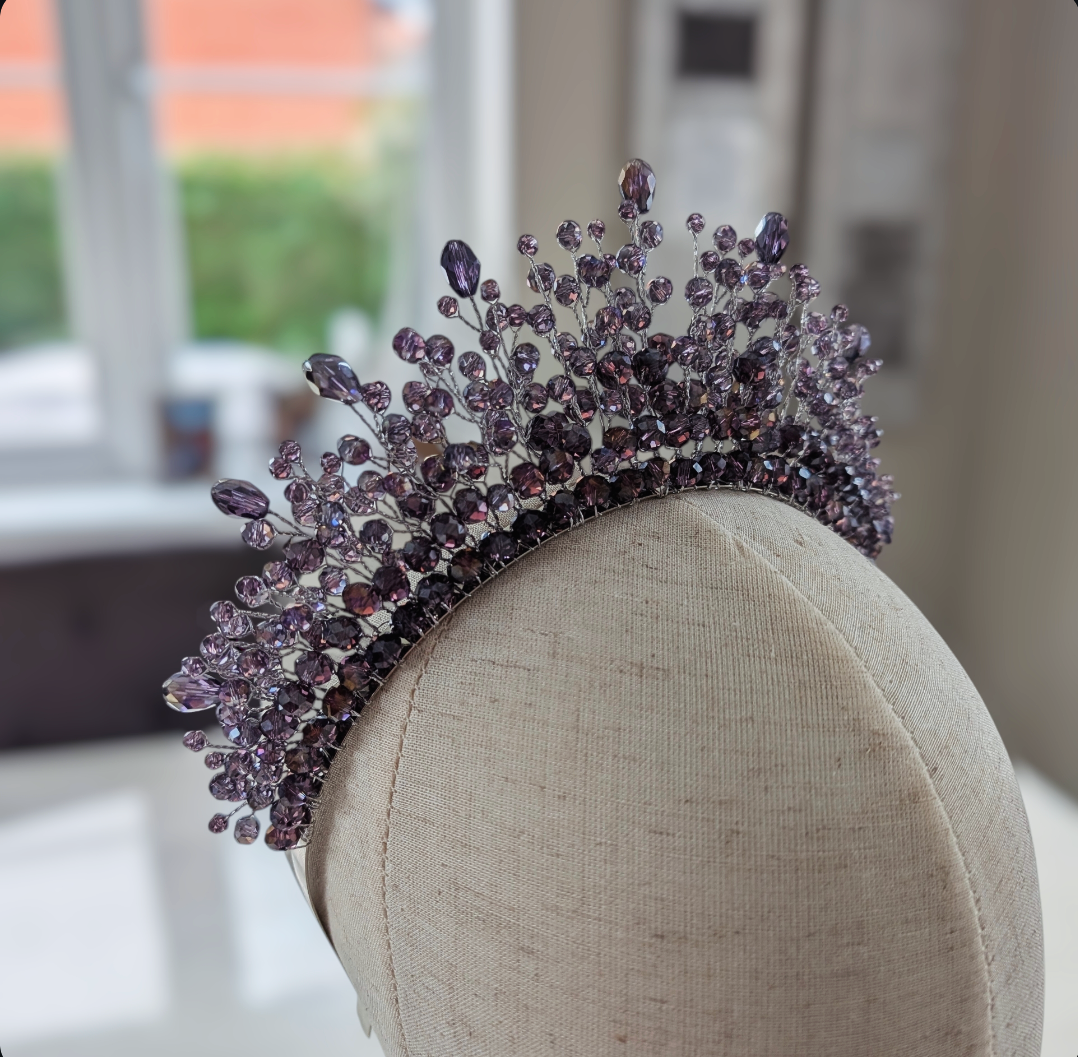 Purple Crystal Crown