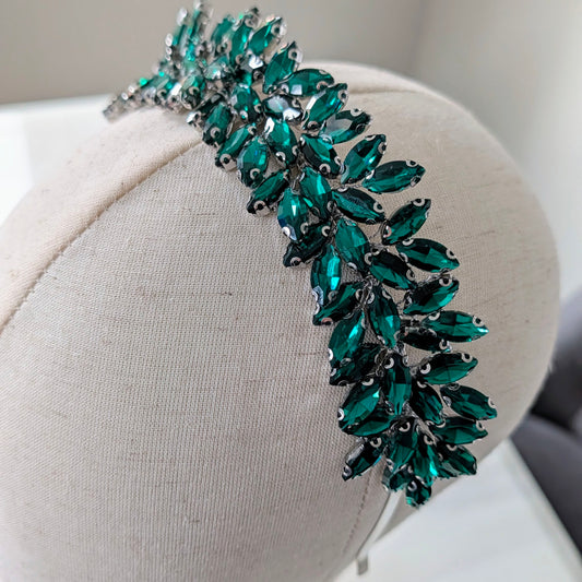 Emerald Green Statement Headband