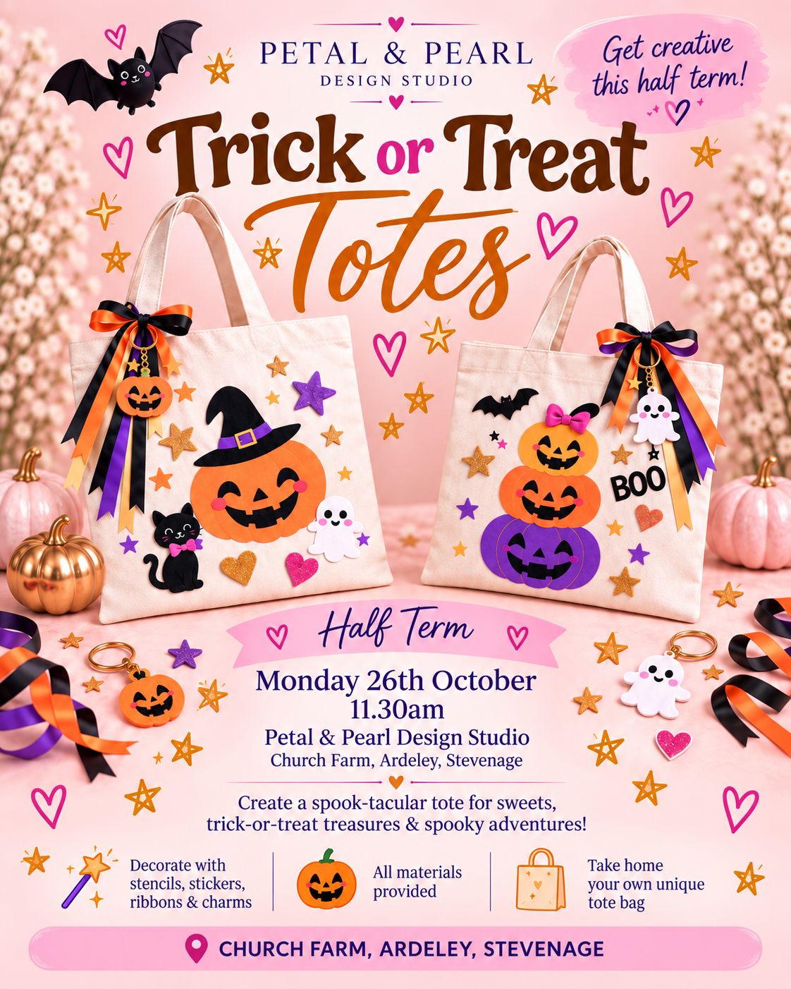 Trick or Treat Totes Workshop