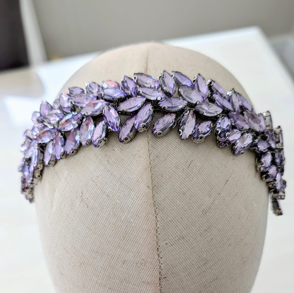 Lilac Crystal headband