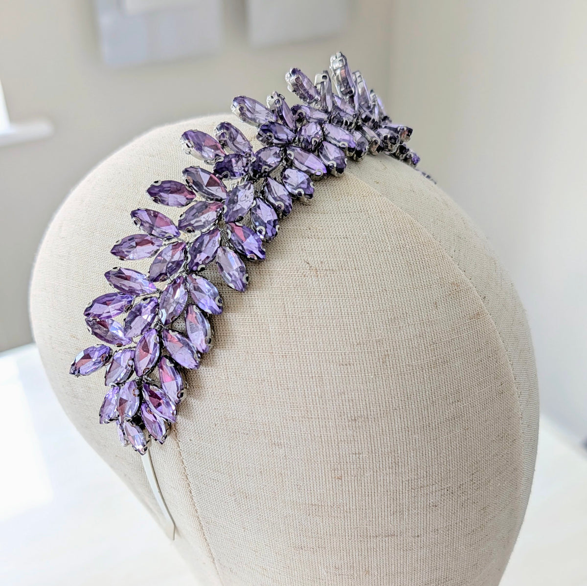 Lilac Crystal headband