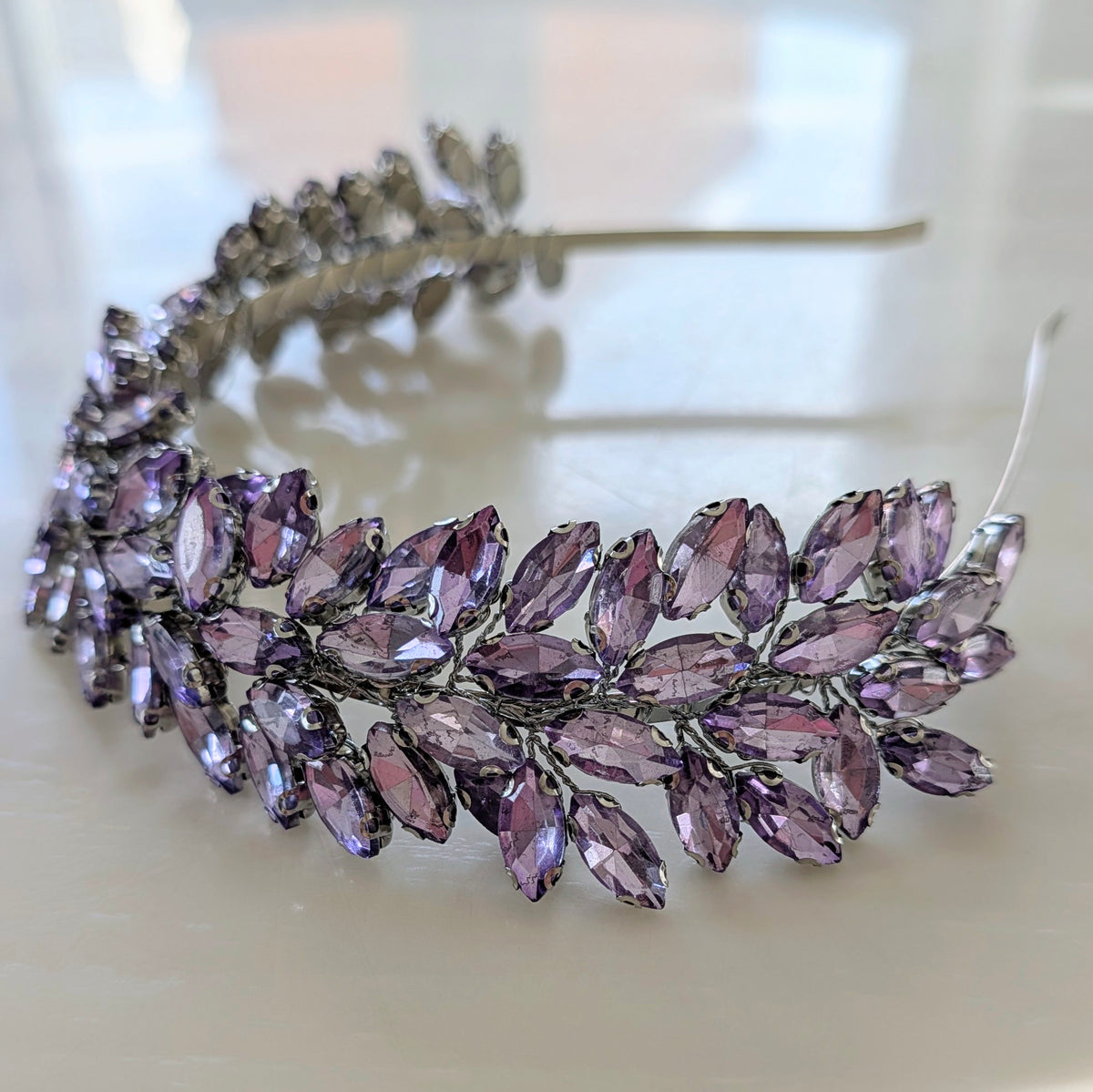 Lilac Crystal headband