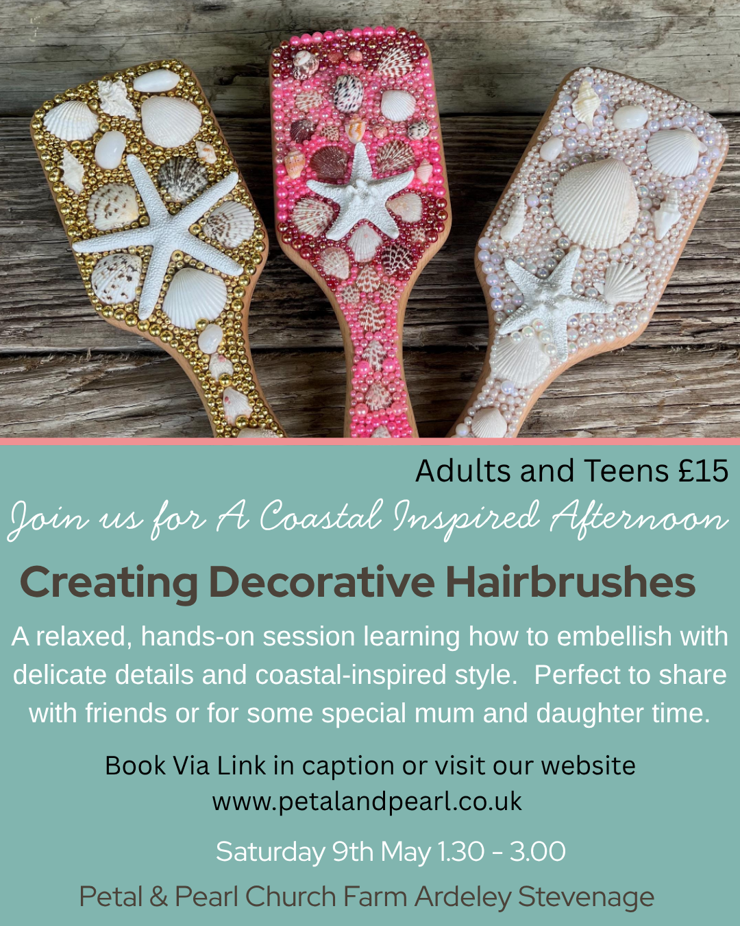 Decorative Hairbrush Workshop