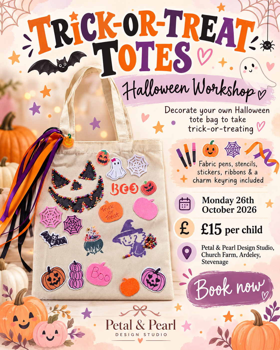 Trick or Treat Totes Workshop
