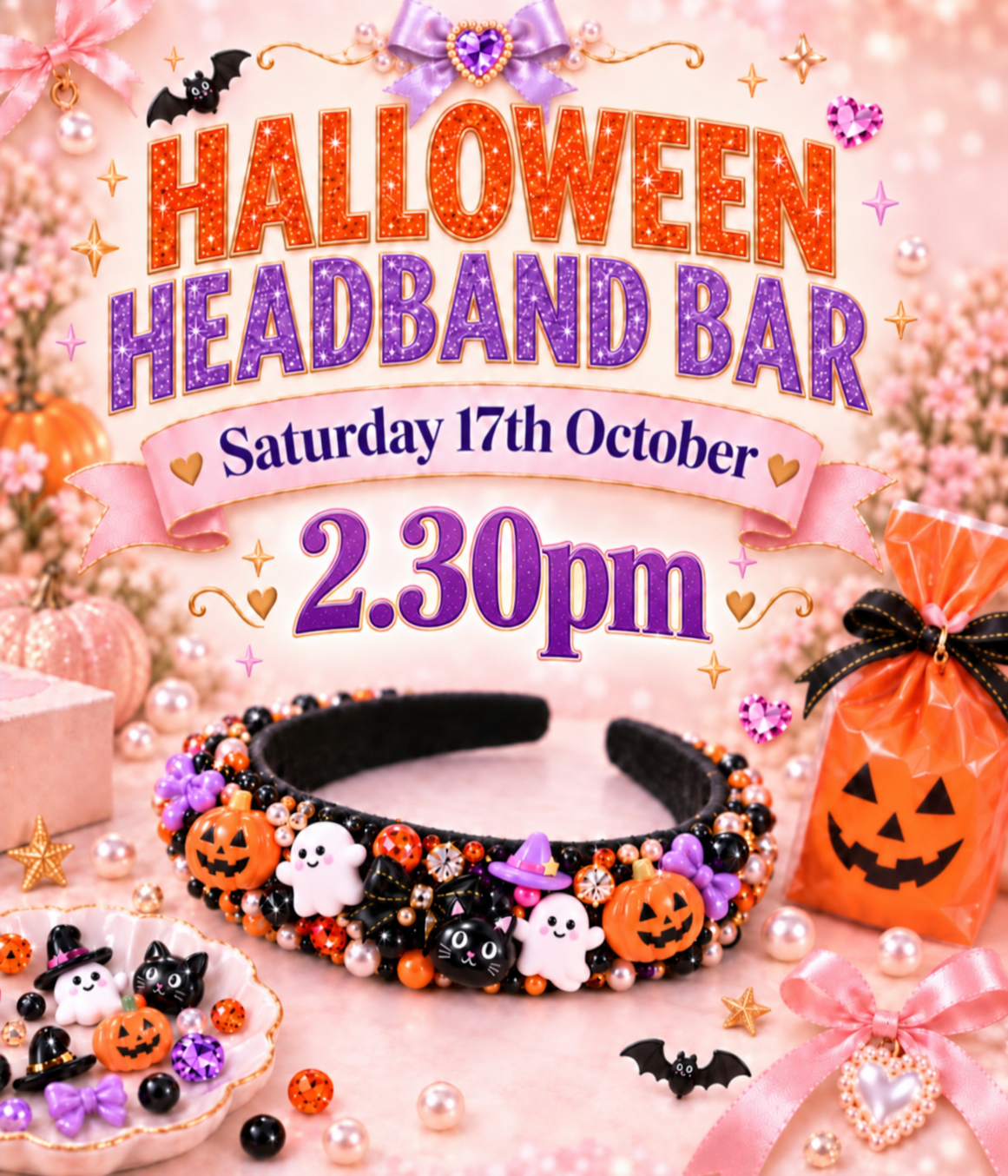 Halloween headband bar 2.30 slot