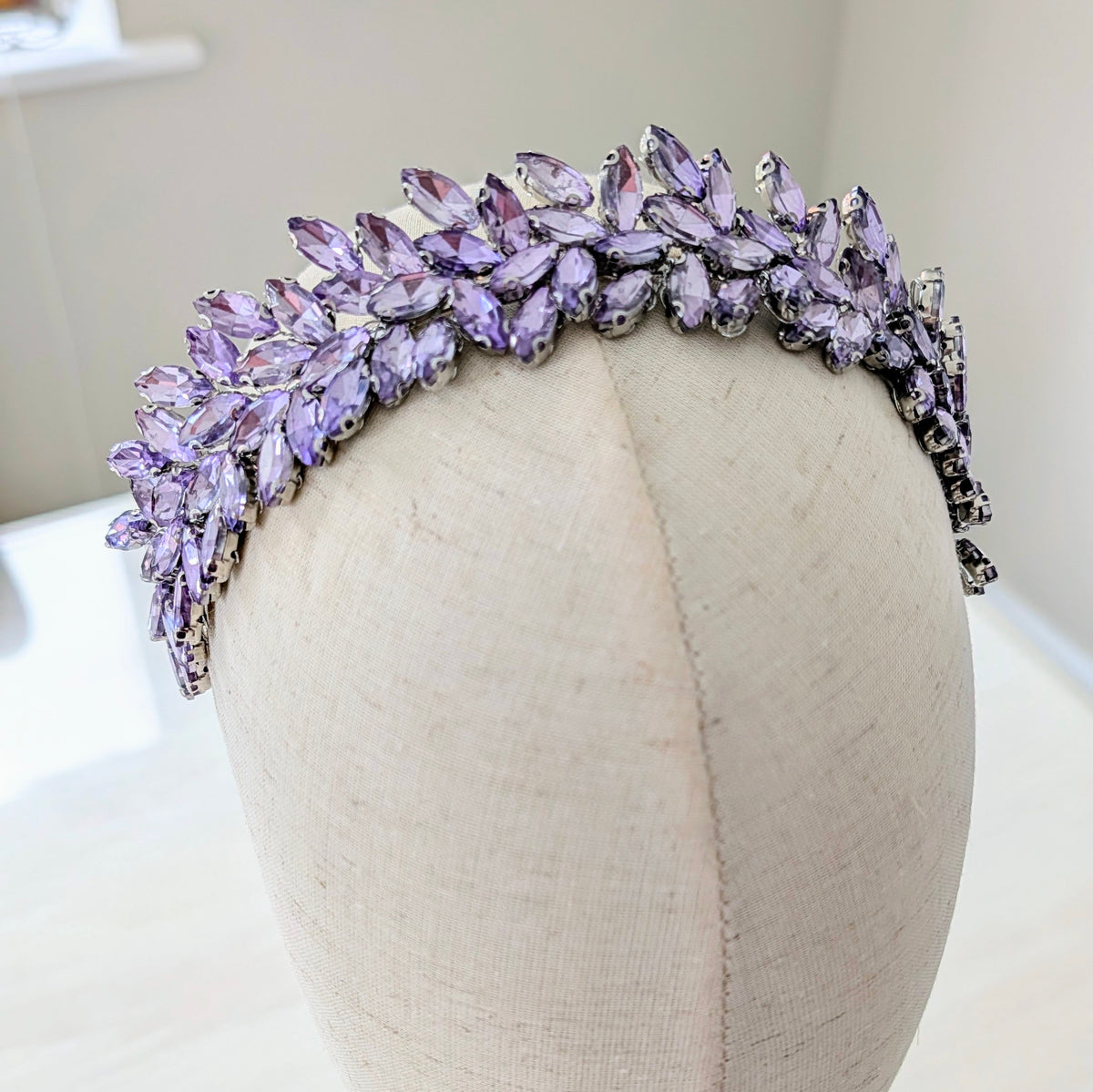 Lilac Crystal headband