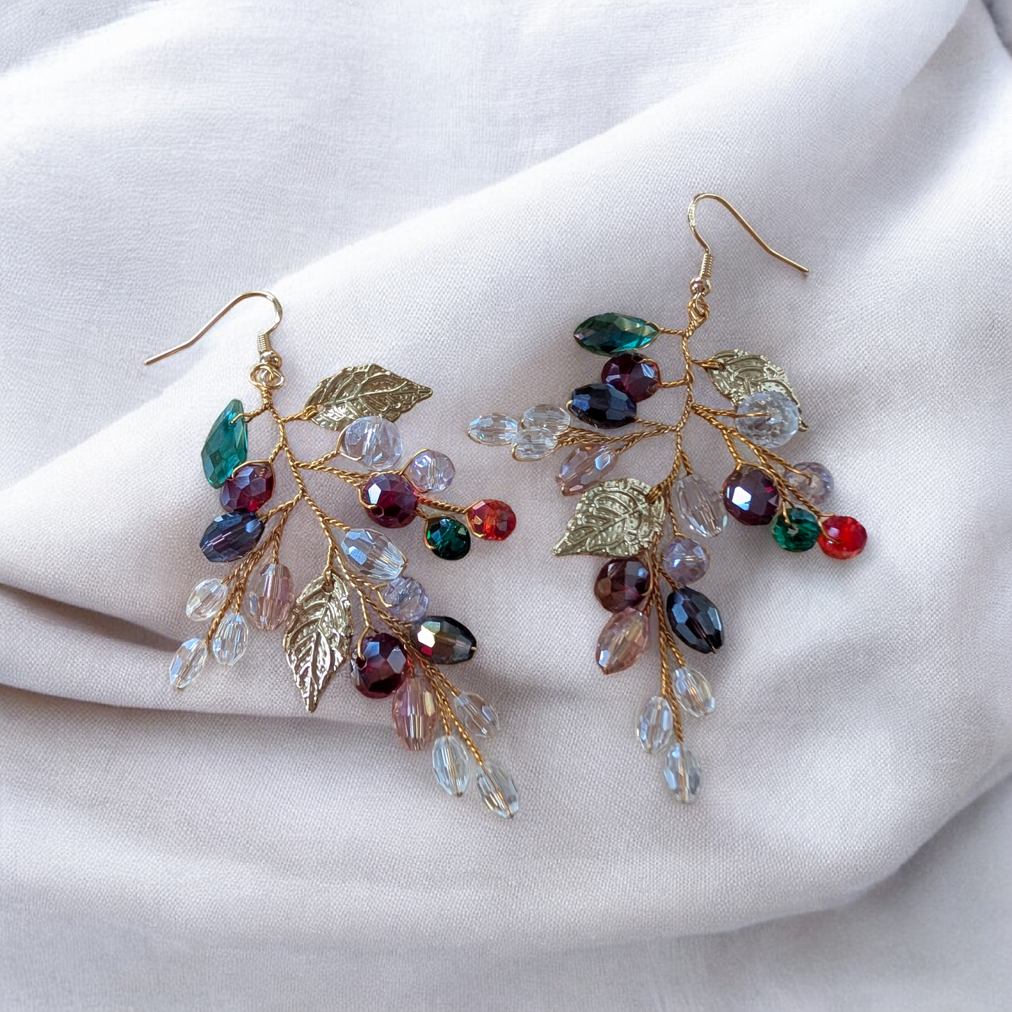 Colourful Crystal Earrings