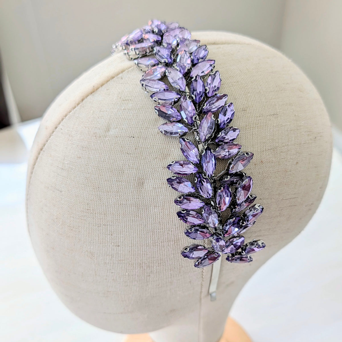 Lilac Crystal headband