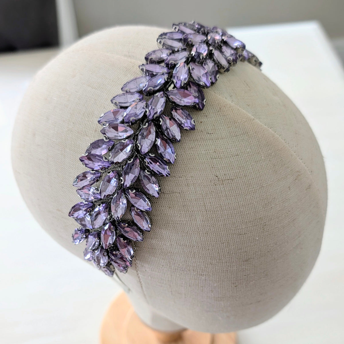 Lilac Crystal headband