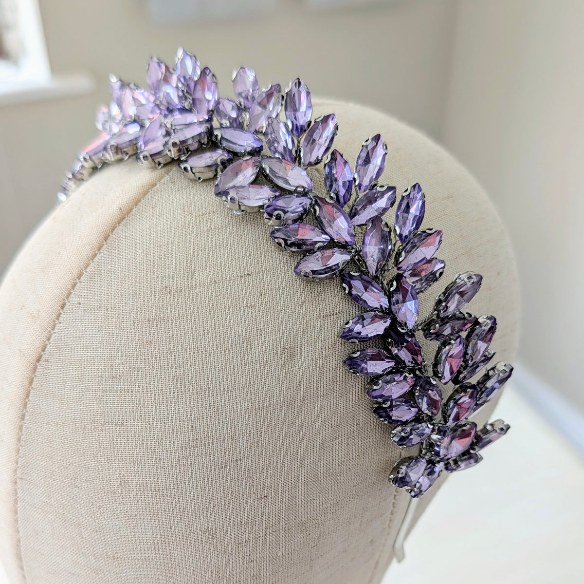 Lilac Crystal headband