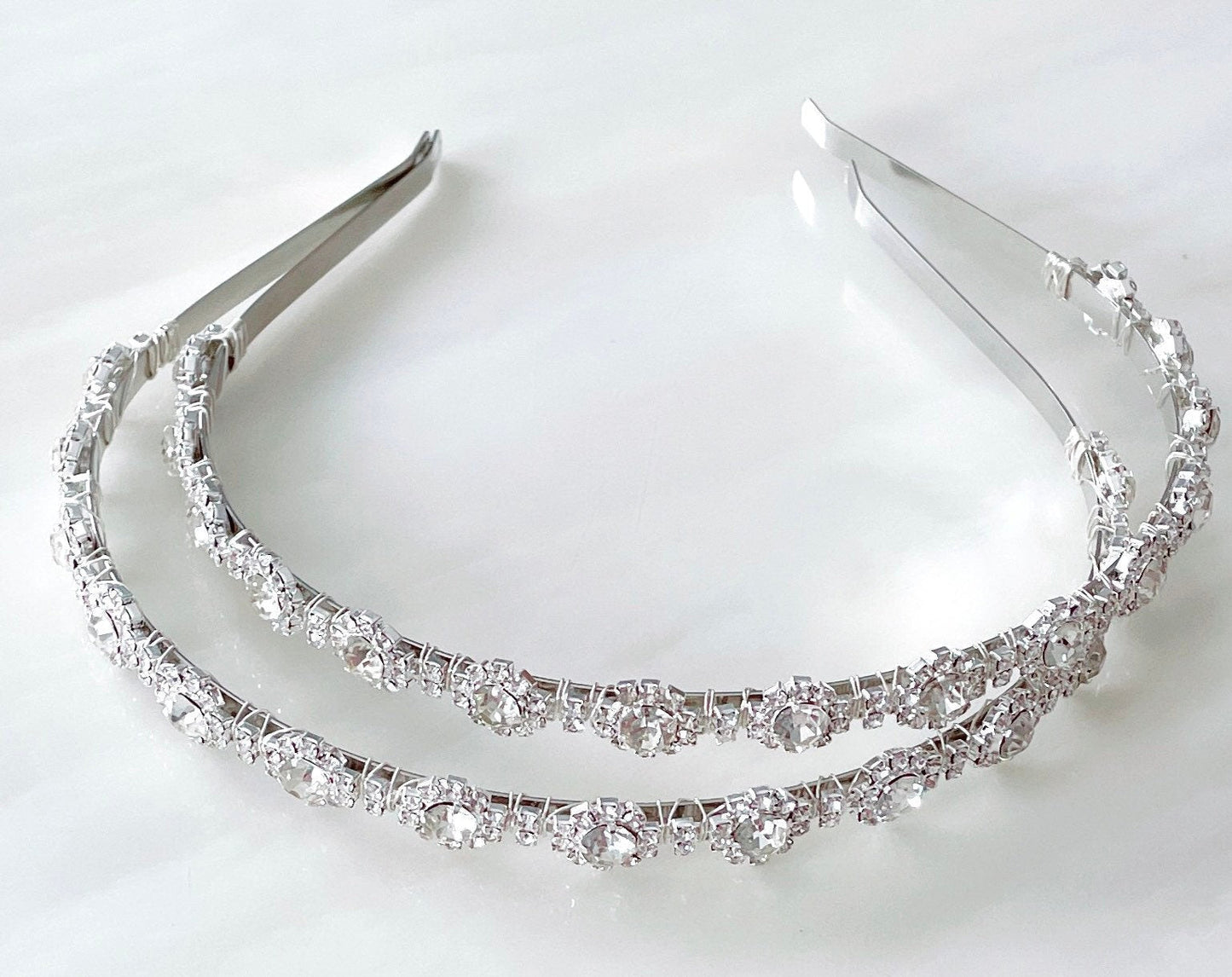 Silver headband - Petal & Pearl